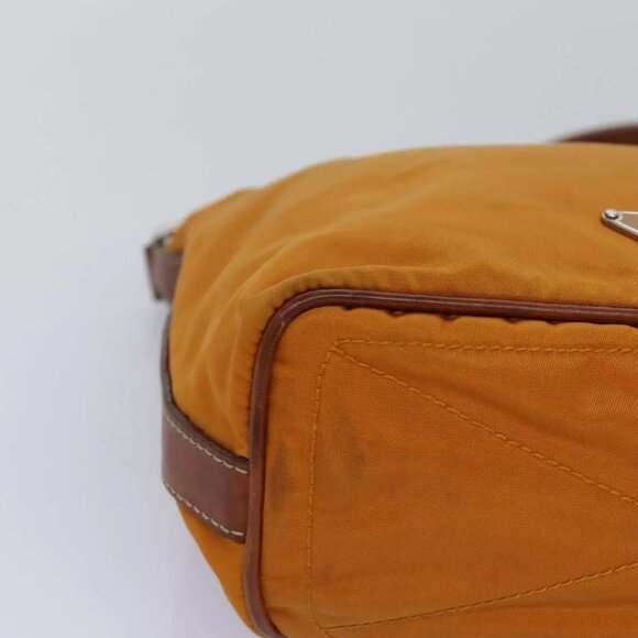 PRADA Shoulder Bag Nylon Orange Auth - Picture 9 of 16
